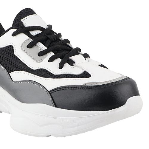 Lina women sneakers black white