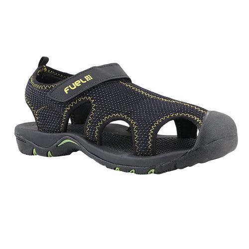 Fuel Soldier-07 Fisherman Sandals for Men (Black)