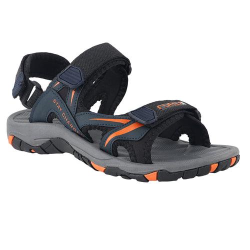 Fuel Prime Sandals For Men's (Navy-Orange)