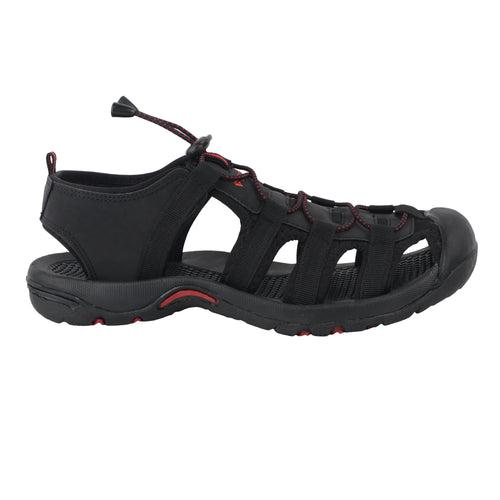 Fuel Soldier-06 Fisherman Sandals for Men (Black)