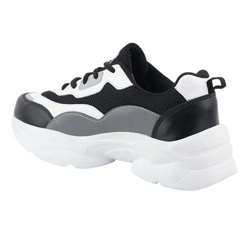 Lina women sneakers black white