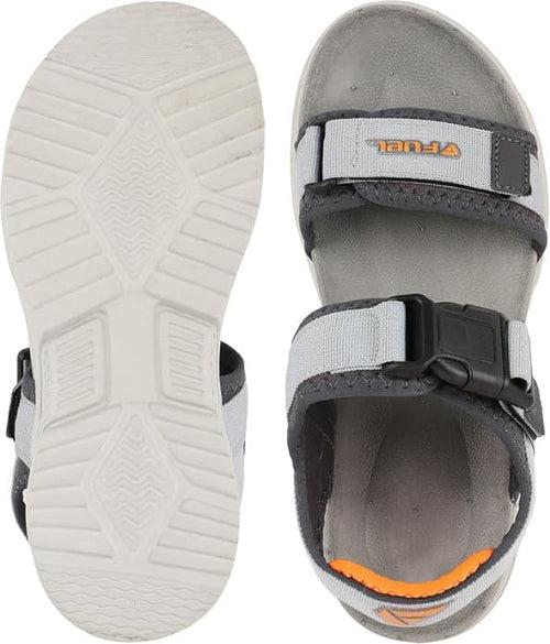 Fuel Phlox Sandals For Men's (Grey-Orange)