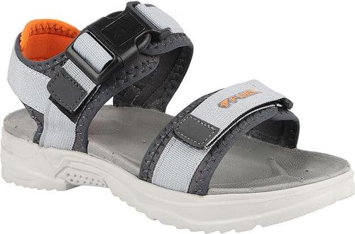 Fuel Phlox Sandals For Men's (Grey-Orange)