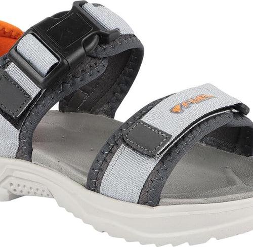 Fuel Phlox Sandals For Men's (Grey-Orange)