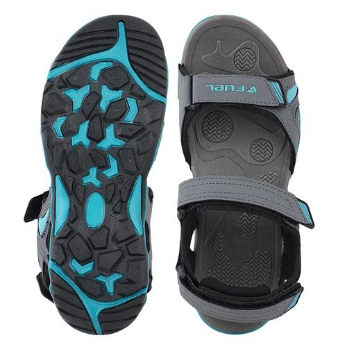 Fuel Jordan Sandals For Men's (D.Grey/Aqua)