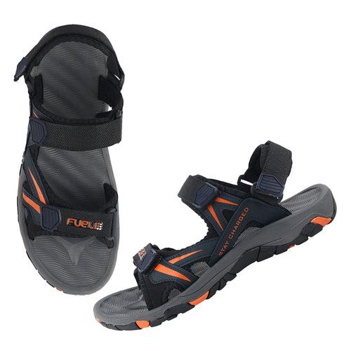 Fuel Prime Sandals For Men's (Navy-Orange)