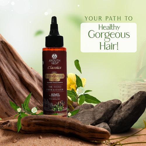 Bhrngaraja Taila 100ml - Time tested hair rejuventor