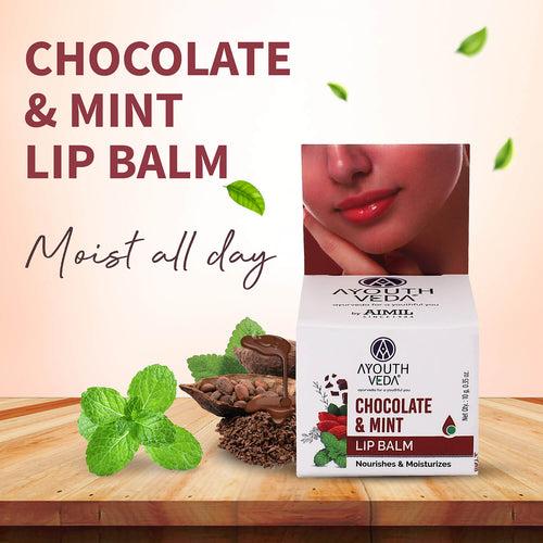 Chocolate & Mint Lip Balm ( Net Qty - 10g )