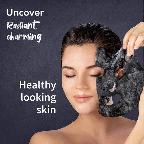 Charcoal & Coffee Face Serum Sheet Mask With Coffee & Mint (Net Qty- 20g)