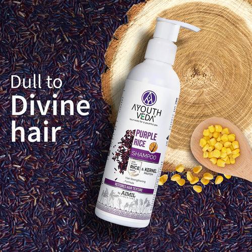 Purple Rice Shampoo with Rice Water & Kernel Protein ( Net Qty-200 ml )