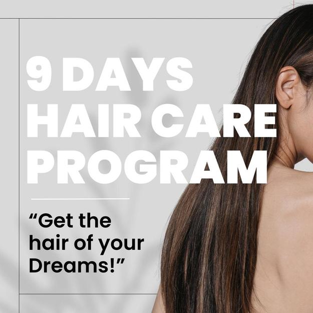 9 Days Hair Care Program - Learn Your Hair Routine