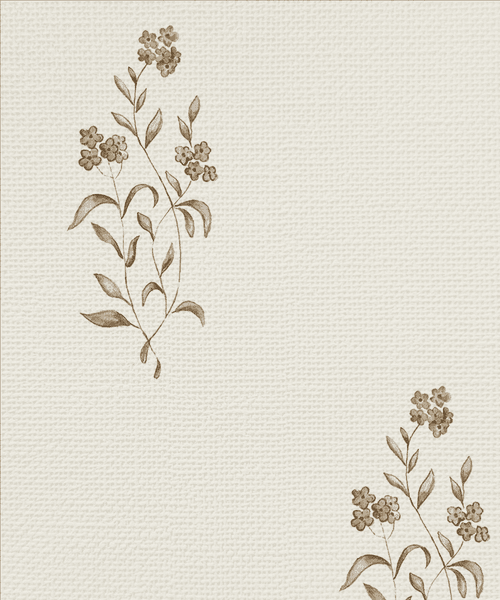 Cicely Wallpaper, Ochre