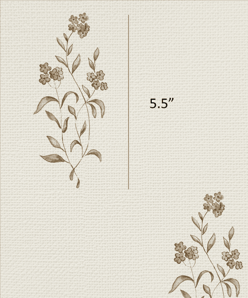 Cicely Wallpaper, Ochre