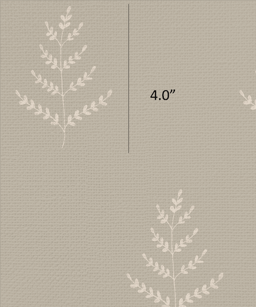 Ferns Wallpaper, Beige