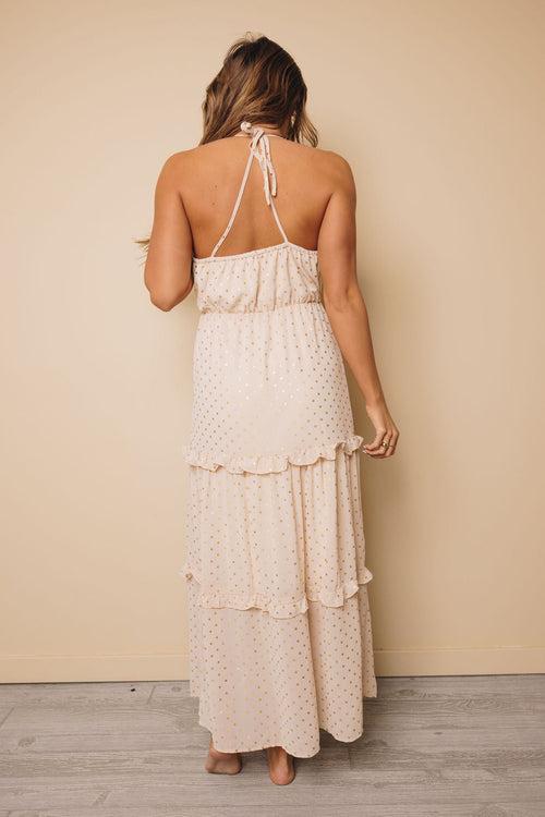 Brooklyn Polka Dot Long Dress