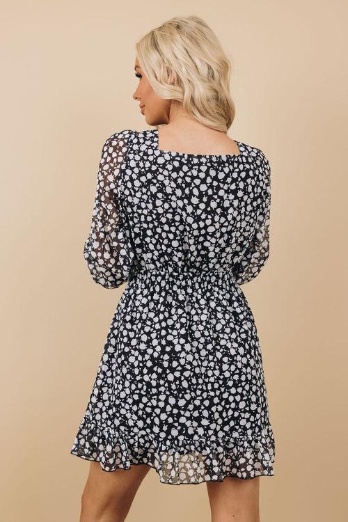 Naomi Ruffle Floral Dress