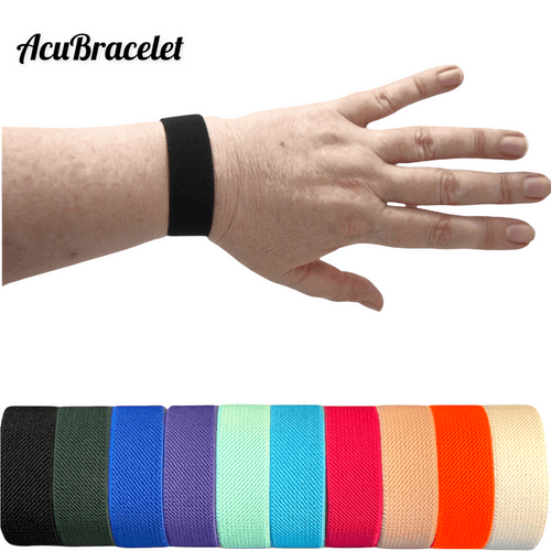 AcuBalance Motion Sickness Bracelets- Nausea Relief- Waterproof, 8+ Colors, Durable (pair)