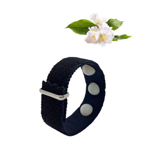 Hot Flash Jasmine Scented Acupressure Bracelet- Adjustable Menopause Relief- Mood Enhancer (single)