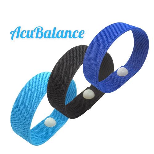 AcuBalance Bracelet- Calming Stress Relief- Vertigo- Tension- Comfortable Acupressure Band- 10+ Colors