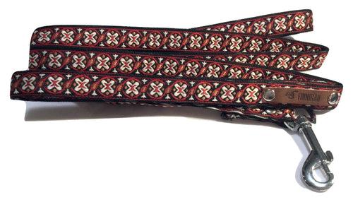 Finnigan Designer Dog Collar (Red Collection) Small