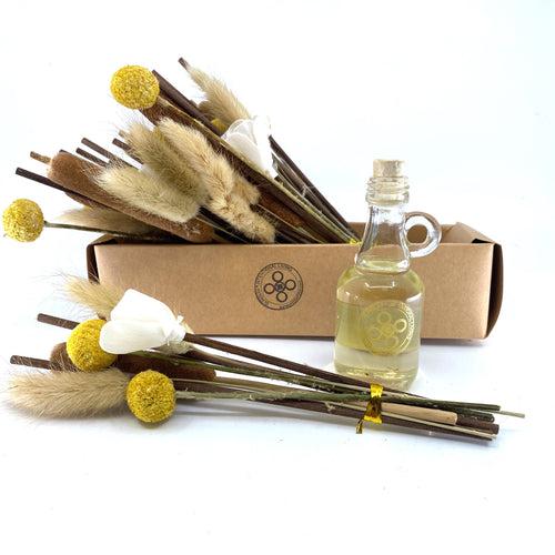 Reed Diffuser Replacement Sticks,The Wetlands, Rattan Wood Flower