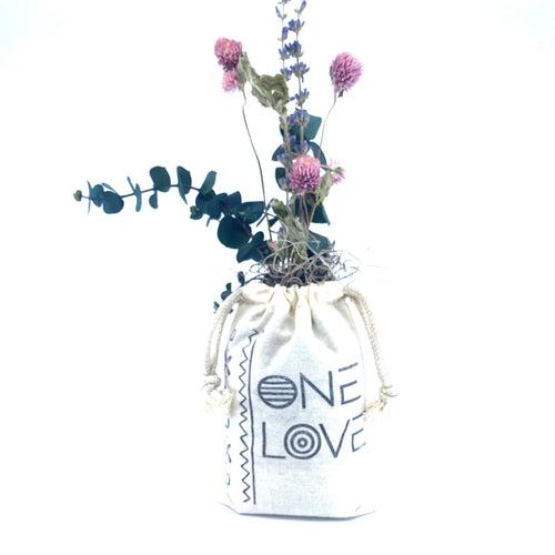 Sack of Flowers, One Love, Organic, Dried Flower Bouquet