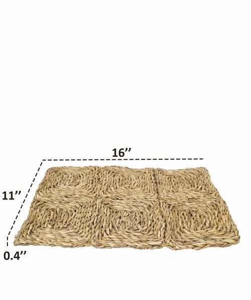SeaGrass Pet Mats for Small Animals | Protect Paws from Wire Cage | Set of 2