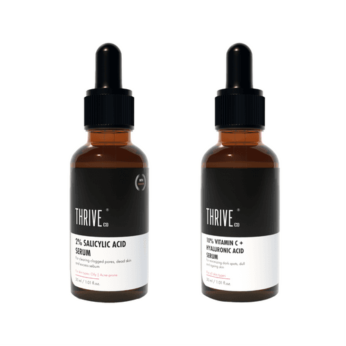 2% Salicylic Acid Serum + 10% Vitamin C + Hyaluronic Acid Serum