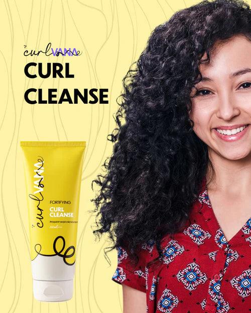 Curlvana Fortifying Curl Cleanse Shampoo, 200ml