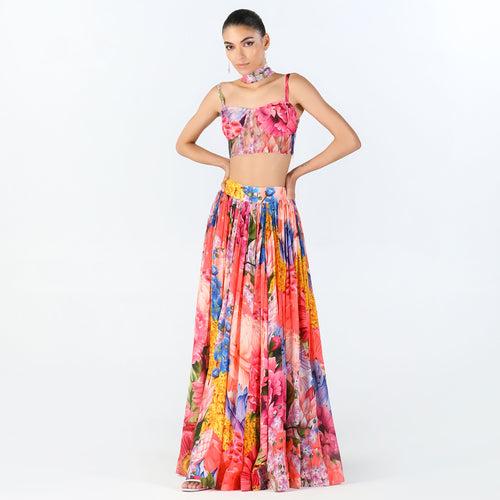 Corset Lehenga Set