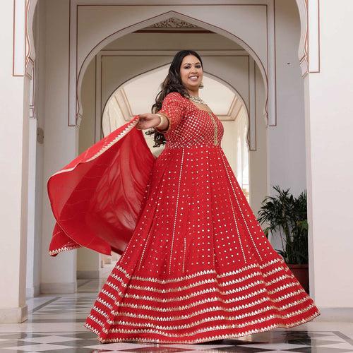 Rang Rasiya Gota Georgette Anarkali Set