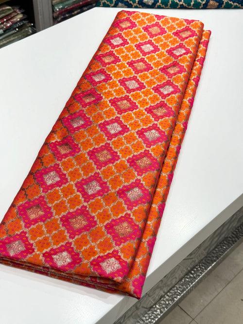 Banarasi Woven Bandhej Silk Saree