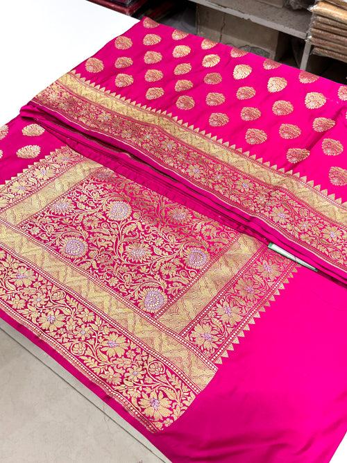 Rani Banarasi Silk Butta Saree