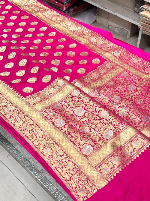 Rani Banarasi Silk Butta Saree