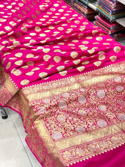 Rani Banarasi Silk Butta Saree