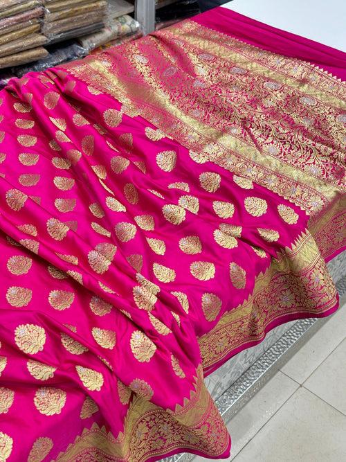 Rani Banarasi Silk Butta Saree