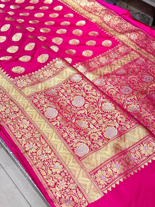 Rani Banarasi Silk Butta Saree