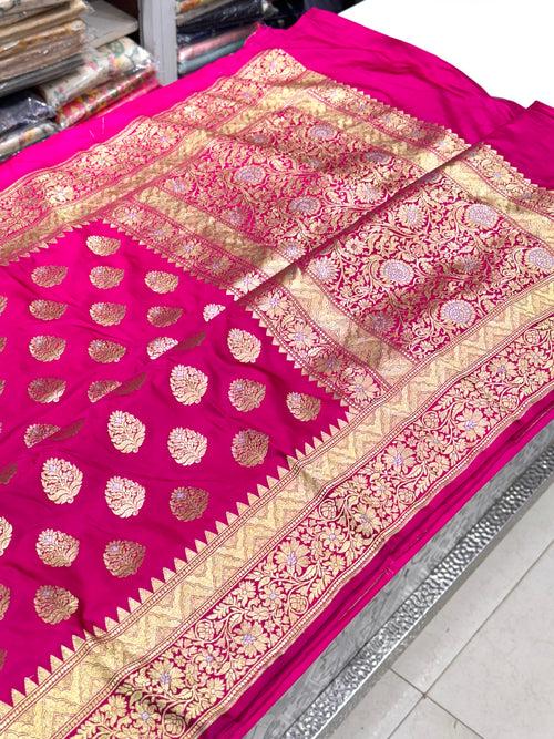 Rani Banarasi Silk Butta Saree