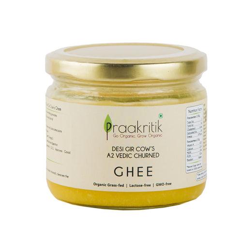 Desi Gir Cow A2 Ghee (Organic, Bilona, Hand Churned)