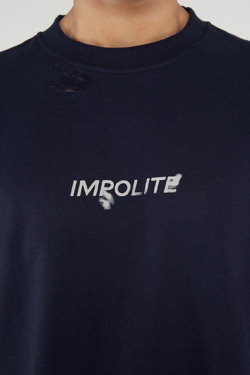 IMPOLITE DISTRESSED T-SHIRT