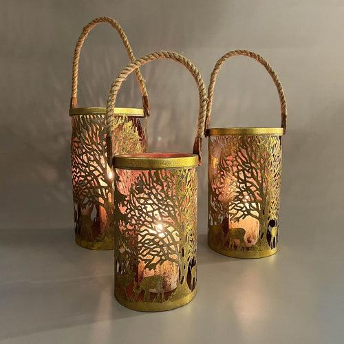 Caribou Lanterns - set of 3