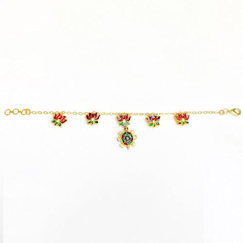 Rambagh Lotus Bracelet - Pink