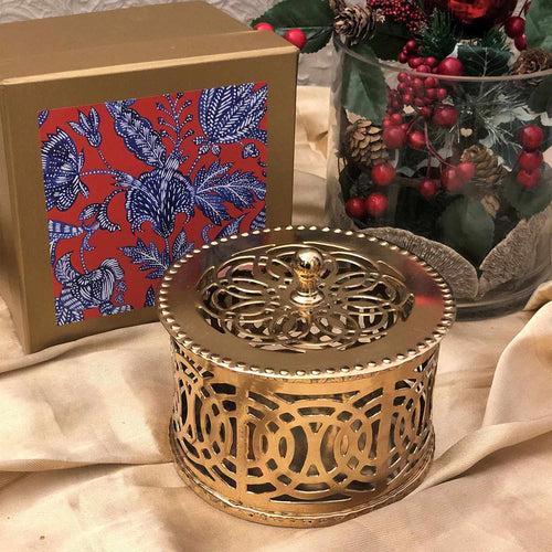 Regal Gold Filigree Box