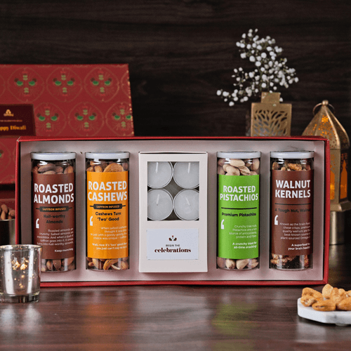 The Dry Fruits Diwali Gift Box - Omay Foods Corporate Gifts