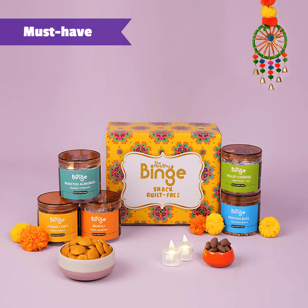 The Classic Diwali Gift Box - The Healthy Binge Bulk Corporate Gifts