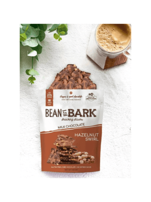 Milk Chocolate Hazelnut Swirl - 100g - Bean To Bark