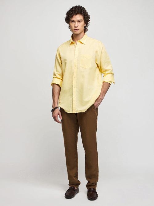 Linen Cotton Blend Shirt