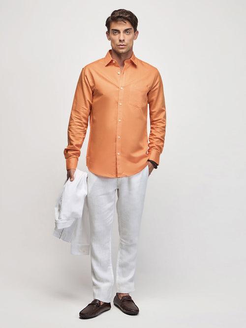 Linen Cotton Blend Shirt