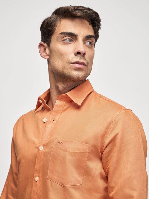 Linen Cotton Blend Shirt