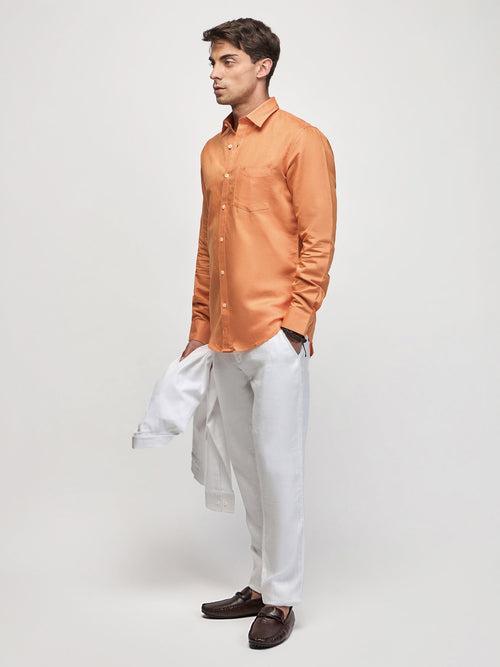 Linen Cotton Blend Shirt